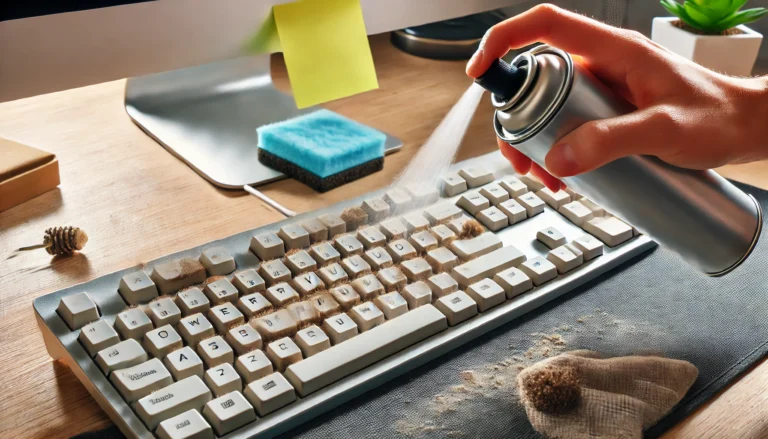 How to Clean a Keyboard Without Removing Keys?