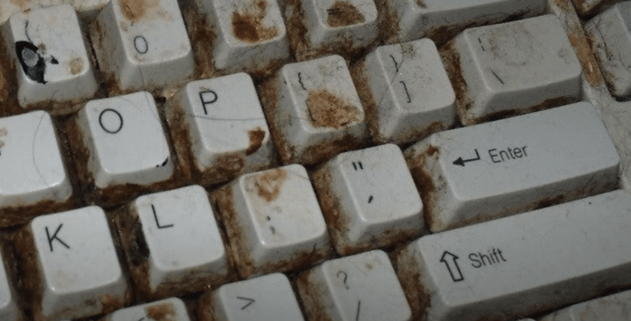 bad, dirty keyboard